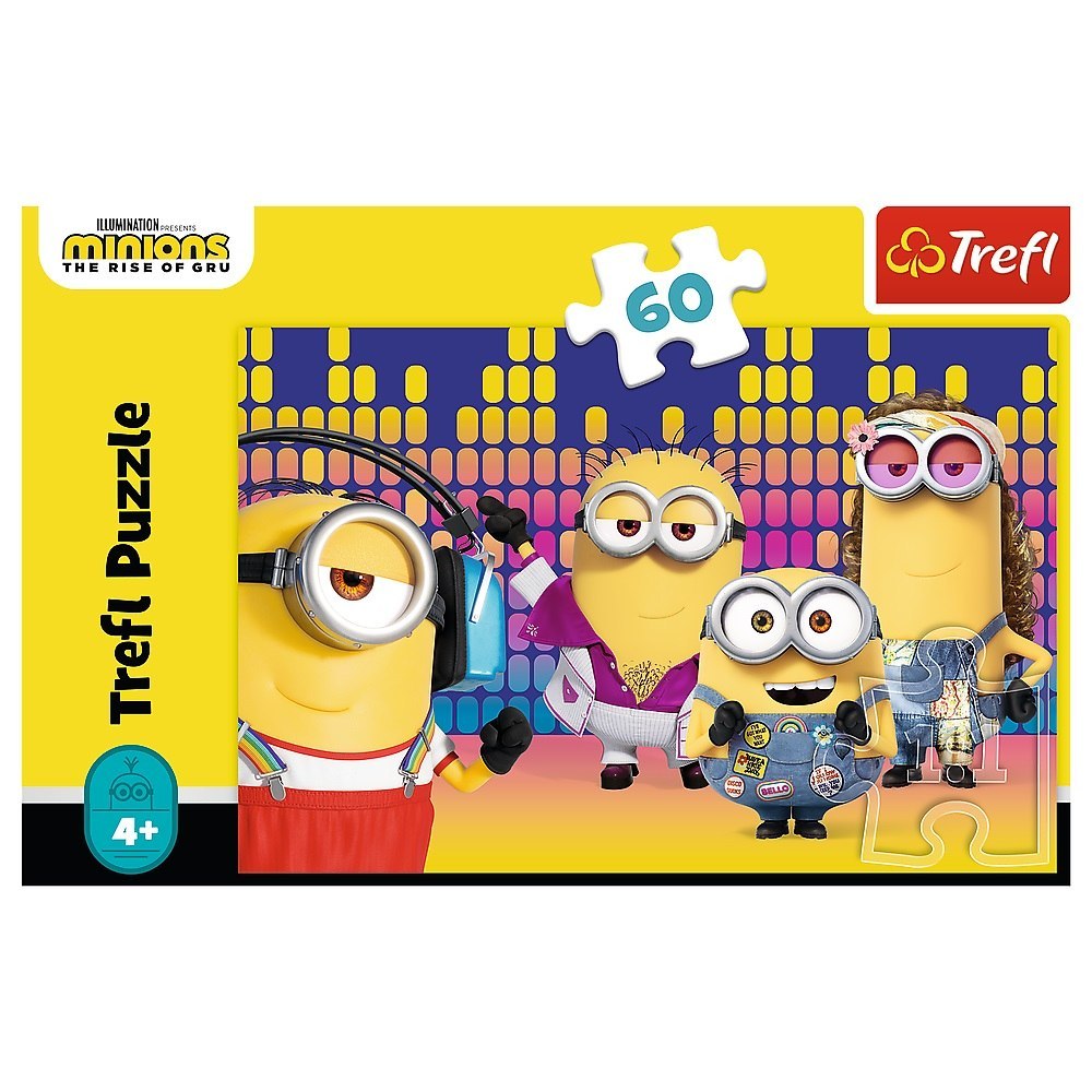 PUZZLE 60 ELEMENTÓW MINIONKI ROZRABIAJĄ TREFL 17346 TR